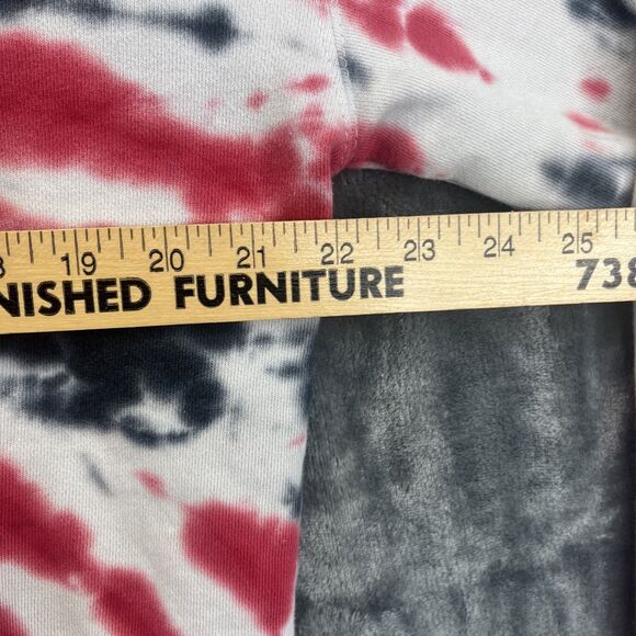 Kansas City Chiefs Tie Dye Sweatshirt Hoodie Red Black White NFL Football Mens M - Picture 10 of 12